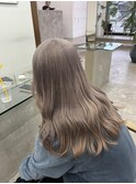ミルクティーグレージュ10代20代ハイトーンカラー