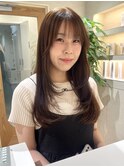 白石 ◇ ヘーゼルベージュ × 韓国風 ワンホンレイヤー