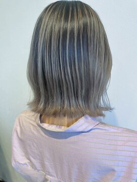 ヘアーラニッシュ 東松戸店(hair Lanish) ミルクティーベージュ/外ハネ/20代30代40代