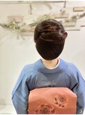お着物でお仕事ヘア