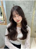 イメチェンヘアスタイル美髪のススメワイドバングブルーブラック