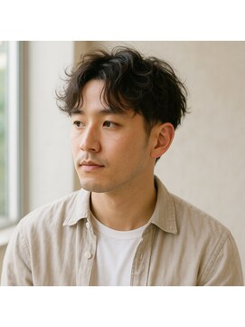 スープレックス ヘアーデザイン(SOUPREX HAIR DESIGN) SOUPREX大人刈り上げナチュラルパーマ　20代 30代 40代 50代