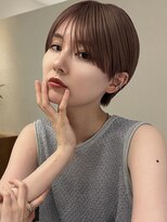 ヤイエ 青山店(yiye)&nbsp;マッシュショート丸みショートボブくびれショート金髪ショート