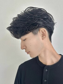 アノ 別府店(Ano.) 大分ニュアンスパーマセンターパートフェザーパーマ毛流れパーマ