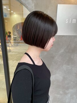 ヘアーブレイス(hair brace) 千葉駅/着物ヘア/大人ガーリー/ダークアッシュ/似合わせカット