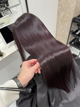 ヴィア 京都烏丸(Via) 髪質改善/ラベンダー/レッド/レイヤーカット/トリートメント