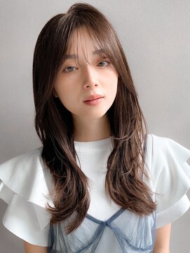 リヤン 表参道(lyann) 美髪サイドバングシースルーバングくせ毛風カールくびれヘア