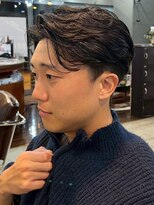 ナム 錦糸町(NAM)&nbsp;MEN’S/リバースセンターパート/ニュアンスパーマ/錦糸町