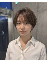 ジーナハーバー(JEANA HARBOR)&nbsp;オフィスヘアにも☆大人かわいいショートボブ　40代髪型50代髪型