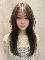コト 福井大和田店(coto)&nbsp;福井レイヤーハッシュカット顔周り韓国ヘア艶髪髪質改善艶カラー