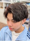 抜け感アッシュ・ショートウルフ