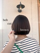 コソット(kosotto)&nbsp;bob cut &brown colour