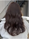 ブリーチなしカラーピンクブラウン夏カラー秋カラーレイヤー