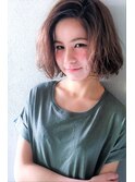 【RIMA】 外国人風☆透明感Ashとニュアンス質感ボブ