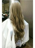 ミルクティーアッシュベージュ×ロング