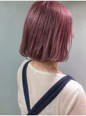 オルチャンボブ × ニュアンスピンク