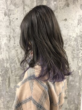 ニコフクオカヘアーメイク(NIKO Fukuoka Hair Make) 「NIKO」インナーパープル