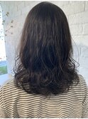 黒髪でも軽い♪簡単ウェーブヘア