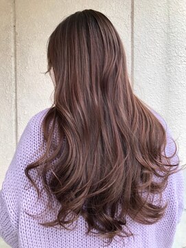 ナナナ パレナ 宝塚店(nanana parena) 透明感あふれる☆艶髪ピンクベージュ