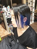 サムブリッジ(SOMEBRIDGE)&nbsp;★表面グラデーションのインナーカラー青【SOMEBRIDGE亀有】