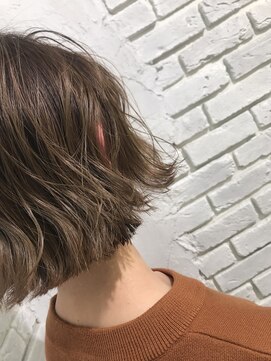 アジールヘア 池袋東口店(agir hair) ハイライトグラデーションミルクティーベージュくびれヘア