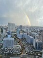 リツギ(Re:tsugi) 雨あがりの福岡タワーで虹を見ました★