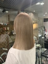 ラフ 難波店(LAFF)&nbsp;#黒髪#ボブルフ#ネビージュ#小顔#ワンレン