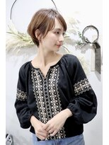 前髪カール/ネオシースルーバング/くびれボブ［銀座］