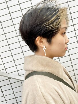 オルト オモテサンドウ(Ort) 大人可愛い20代30代40代前下がりショートボブハンサムショート◎