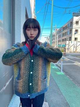 カゼ ダイカンヤマ Kaze DAIKANYAMA ストレート前髪セミシースルーバング