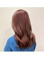 アリスバイヘアーモア(ALICE by Hair More)&nbsp;ピンクカラー巻き髪スタイル