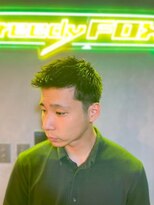 グリーディーフォックス 三軒茶屋(GreedyFOX)&nbsp;波巻き/マッシュパーマ/ウルフ/ハイライト<理容室>三軒茶屋