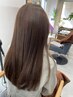 [髪質改善][色付き酸熱トリートメント]¥8800