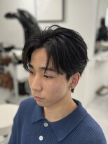 バース 梅田中崎町店(BIRTH)&nbsp;ニュアンスパーマセンターパートダウンパーマ韓国