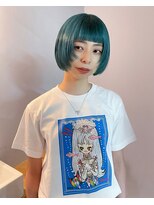 チーカ(chica)&nbsp;moss green × face layer