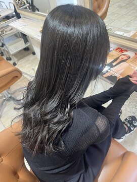 ヘアースペースブルーム リアン 岡町店(HAIR SPACE BLOOM Lien) 【岡町/ダークブラウンカラー/サブリミックトリートメント】