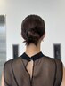 ヘアアレンジ・ヘアセット（アップ／ハーフアップ）