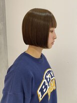 ヨーク(YOKE)&nbsp;【YOKE】】ボブ/大人ボブ/ベージュ/ブリーチ無し/秋カラー/艶髪