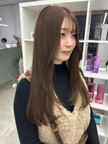 キートス 高知店(kiitos)&nbsp;顔周りレイヤー×ロイヤルベージュカラー