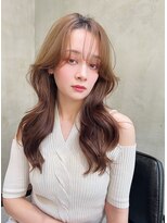 エイミー(Aimee) Aimee 町田   キャラメルブラウン×シースルーバング