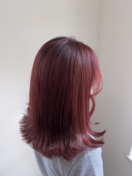 エクファ ヘア シェリル 草津 南草津店(ex-fa hair cherir) 黒髪ボブルフネビージュ小顔ワンレンスペインカール