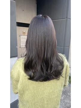 ピルボックス(PILL BOX) レイヤーカット/オリーブベージュ/ワンカール/ハッシュカット