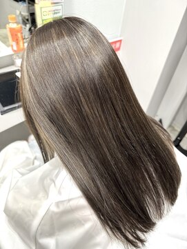 フィゼル 南堀江店(fizelle) ウルティアカラー　ハイライトグレージュ