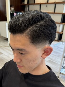 クラップス 横須賀中央店(CLAPS) ビジネスショートメンズマッシュツイストパーマツーブロック