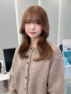 ロンド ブランシュ 錦糸町北口(Lond blanche) 小顔に見せるヘアココアベージュ黒髪カタログ