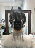 ゆるふわシニヨン