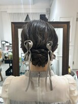 セット アンド バイ ルゥーダ 品川駅前店(SET and..by Rouxda.)&nbsp;ゆるふわシニヨン