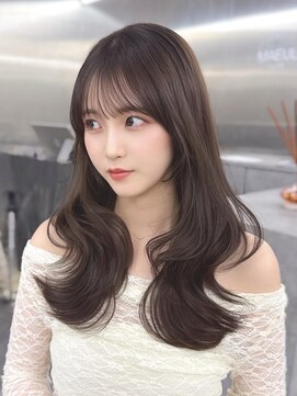 マウルルナ(MAEUL luna) レイヤーカット　フォワード巻き　韓国【MAEUL luna 桔川】