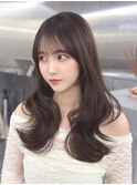 レイヤーカット フォワード巻き 韓国【MAEUL luna 桔川】
