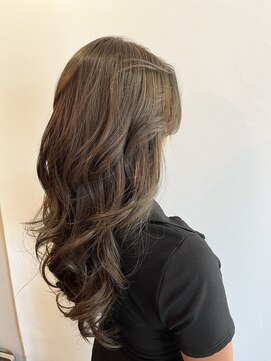 ピュアソウル(Pure Soul) ハイライト×アッシュベージュ×ロングレイヤー